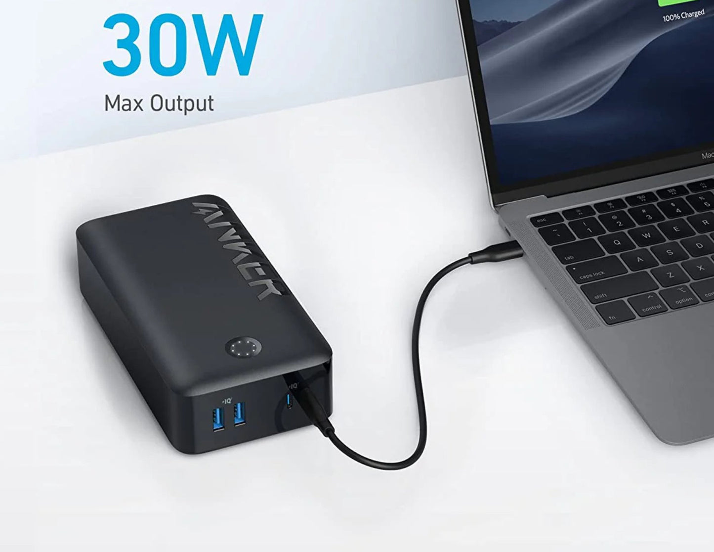 Anker 347 Power Bank PowerCore 40000mAh 30W PD – Black A1377H11