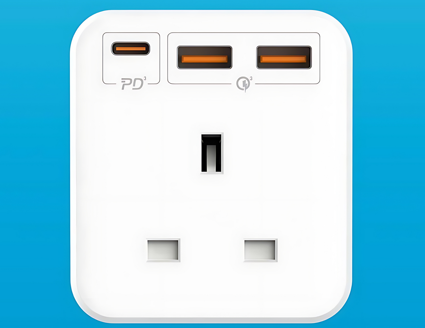 Momax OnePlug 3 Oulet Cube Extension Socket with USB