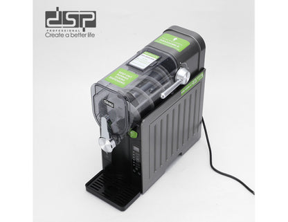 Black DSP Slushie & Frozen Drink Maker – KJ3085 with branding on a white background
