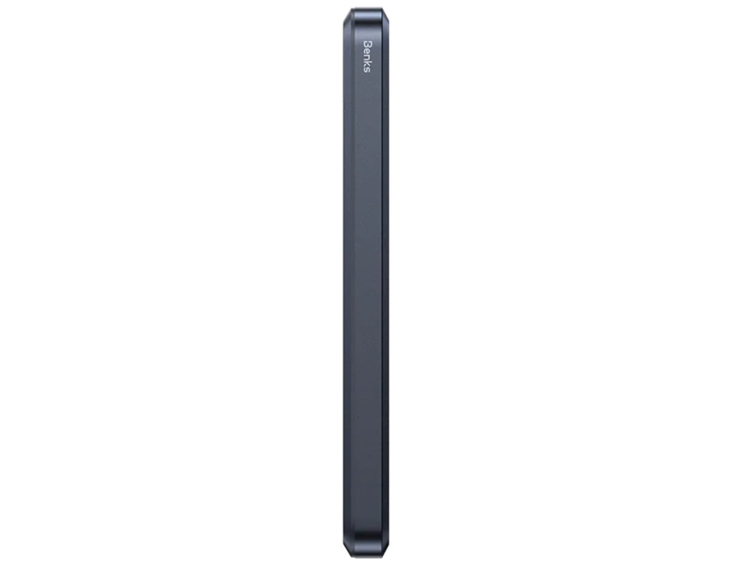 Black smartphone on a white background
