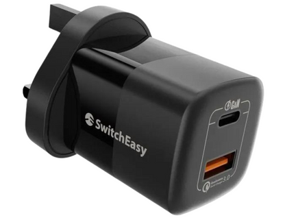 SwitchEasy PowerBuddy 40W GaN Wall Charger 2 Port