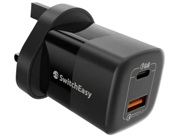 SwitchEasy PowerBuddy 40W GaN Wall Charger 2 Port - THABTHABA STORE