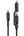 Energea Flow Duo 2-in-1 USB-C to USB-C + Lightning Cable 1.5M – CBL-FLDUO-BLK150