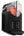 Black slush machine with clear top on a white background