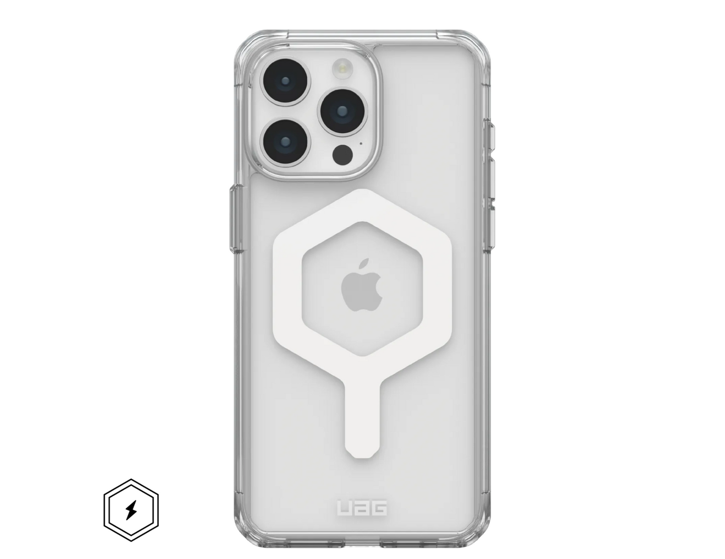 UAG Plyo Case for iPhone 15 Pro - Pro Max , Ice/White