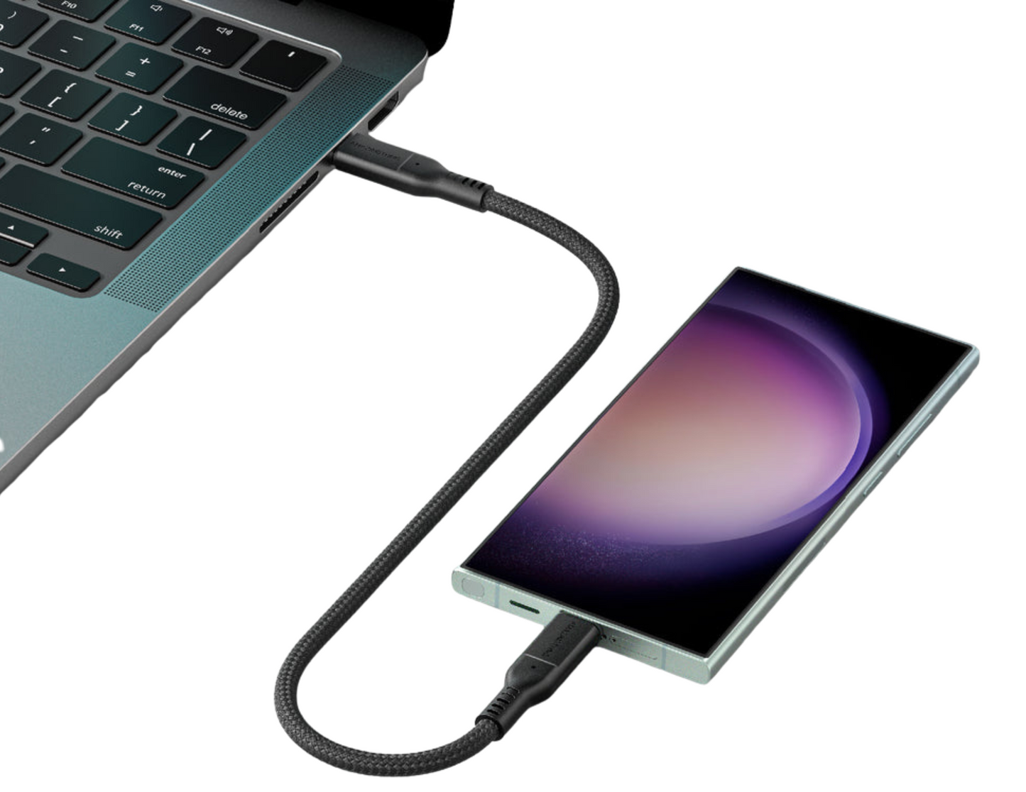 كابل شحن ومزامنة THUNDER PRO USB3.2 GEN2 240 واط من USB-C إلى USB-C