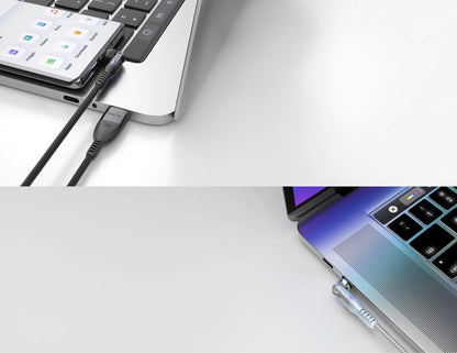 كابل Statik PowerPivot™ Pro USB-C إلى USB-C مع محول USB-A - 2 متر (PUP-0455-6FT-CC)