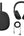 Sony WH-1000XM6 Wireless Noise Canceling Headphones – Black with carrying case, cable, and USB adapter on a white background