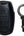 Black Car Key Cover for Haval H9 – Alcantara or Leather with keychain on a white background