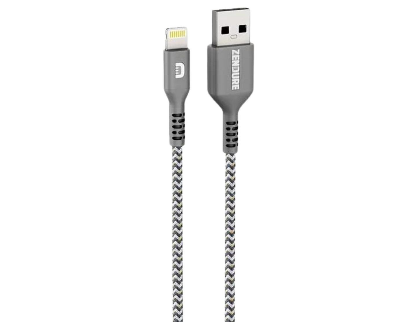 Zendure Super Cord Charge Sync USB Lightning Cable 100cm – Gray - THABTHABA STORE