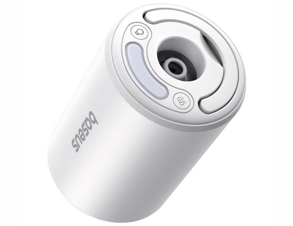 White electronic device with 'Baseus' branding on a white background