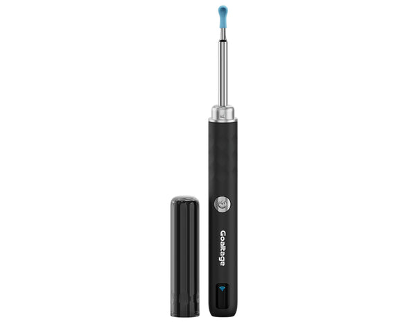 Black Goaltage EarCam Smart Ear Cleaning Kit – GT-ECL01 on a white background