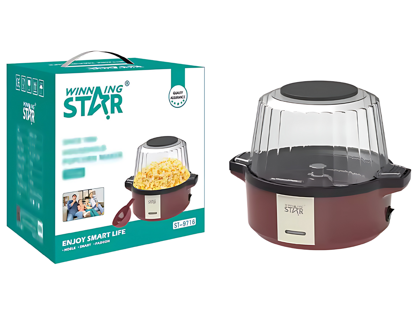 Winning Star ST-9716 - Household Popcorn Maker