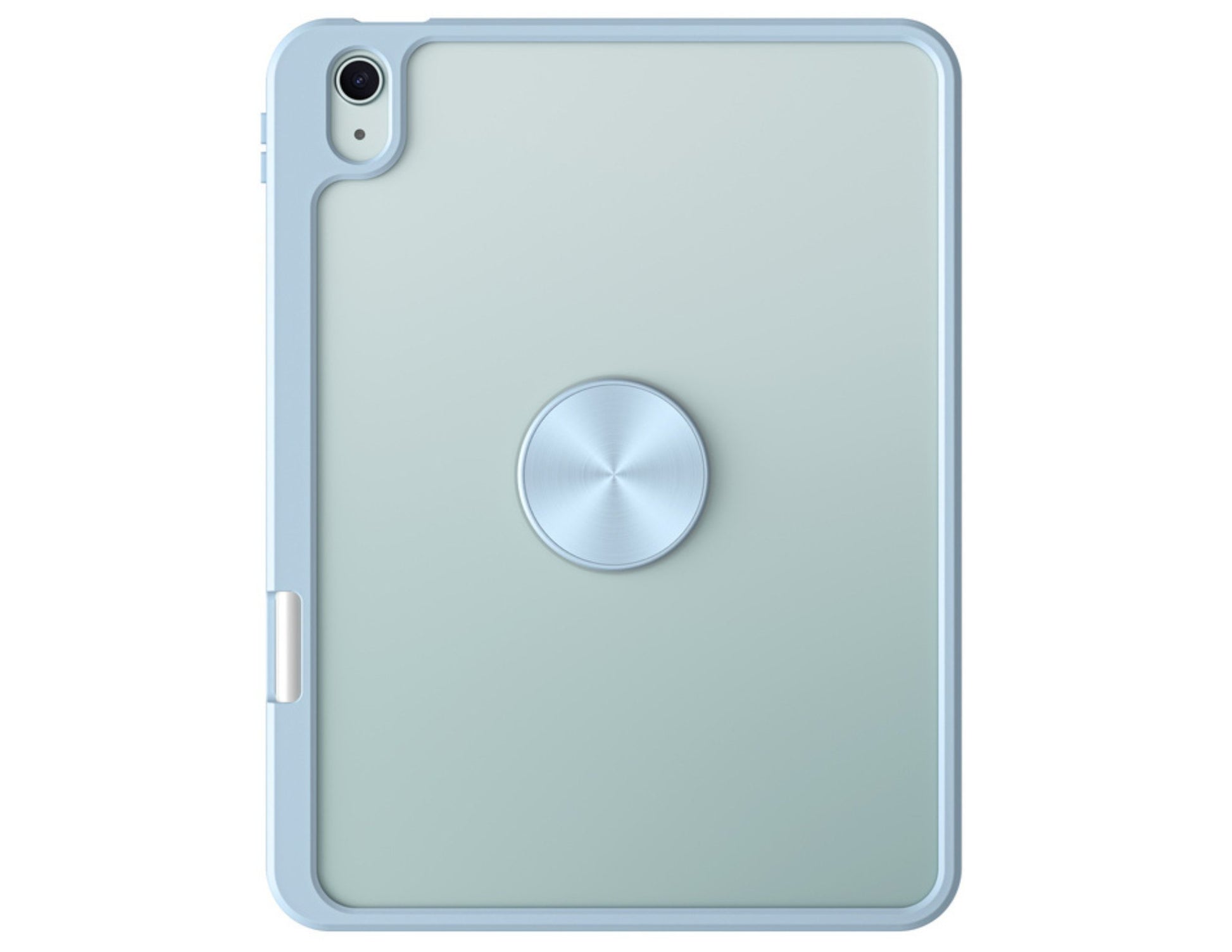 AmazingThing Titan Pro Magnium Case for iPad Gen 10 (A16) with a metallic ring holder on a white background