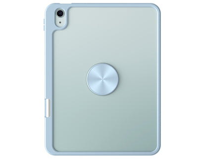 AmazingThing Titan Pro Magnium Case for iPad Gen 10 (A16) with a metallic ring holder on a white background