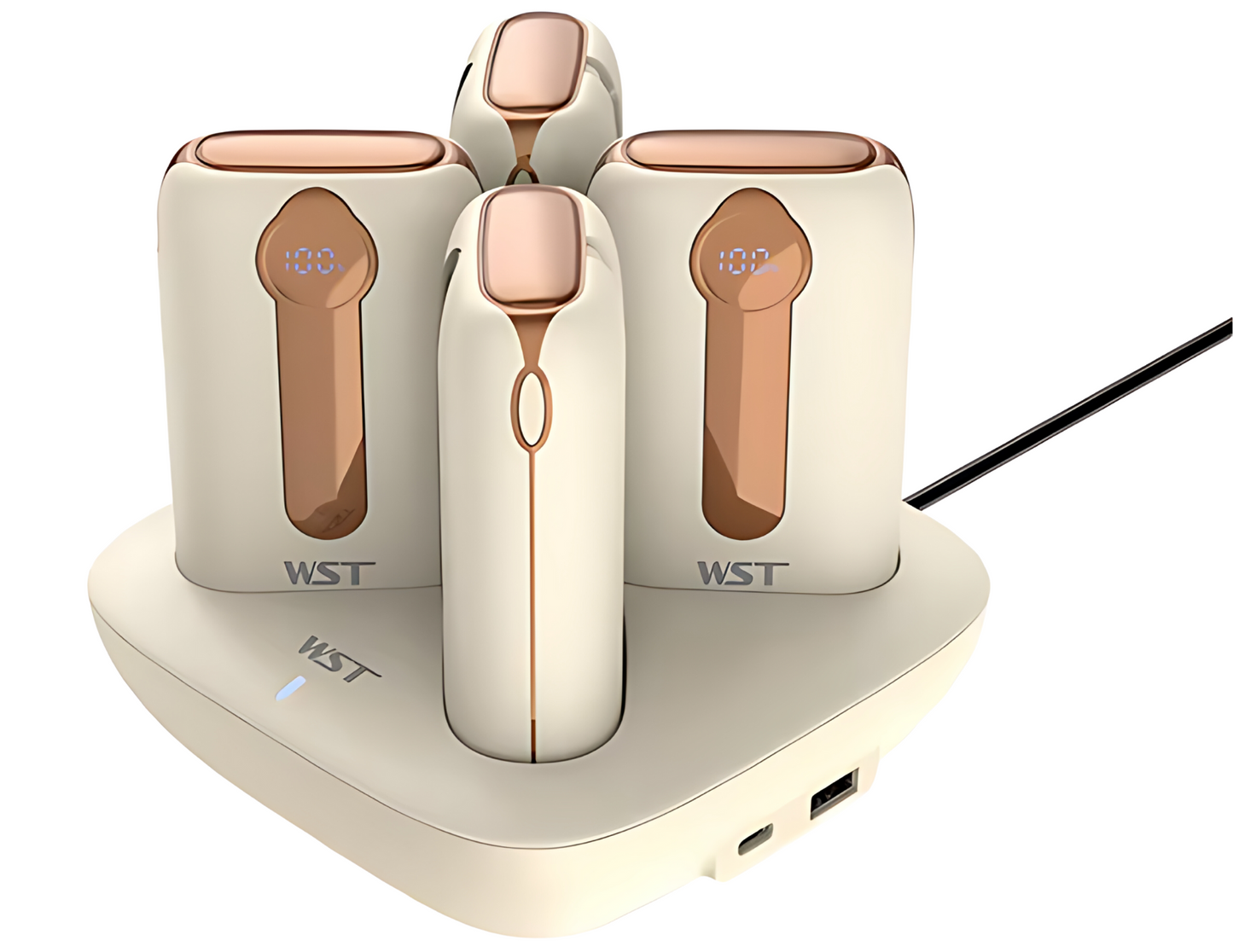 WST 10000mAh X 4 Multiple Power Bank Docking Station