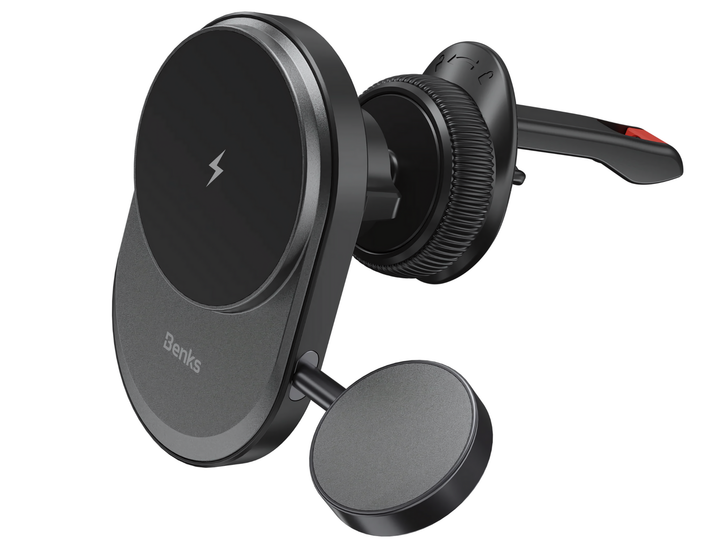 Benks Wireless Charging Car Mount 2-in-1 Magnetic