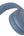 Blue headphones on a white background