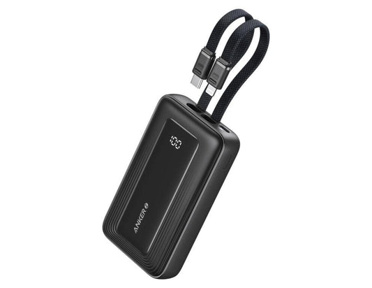 Anker Zolo 20,000mAh Power Bank 30W – Built-in USB-C & Lightning Cables (A1681H11)