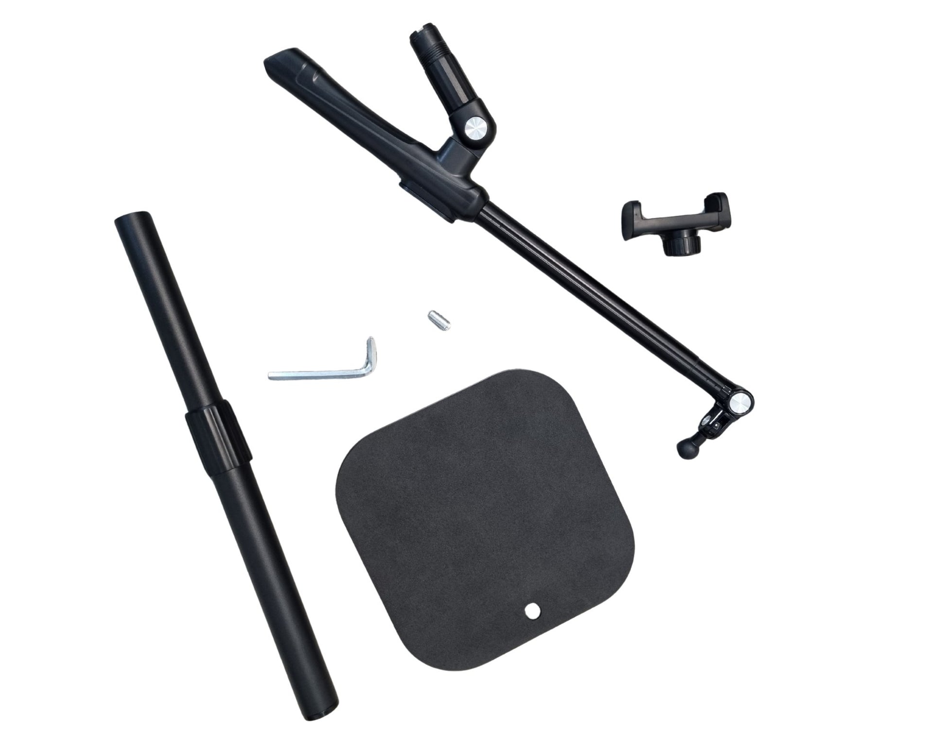 F7 Desktop Overhead Photography Stand with Multi-Axis Adjustment A-F7-ZMSJH – Black on a white background