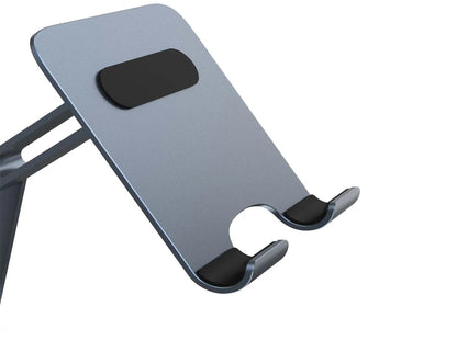 Baseus Desktop Biaxial Foldable Metal Tablet Stand (Rotatable Stand) B10431801811-00 – Grey