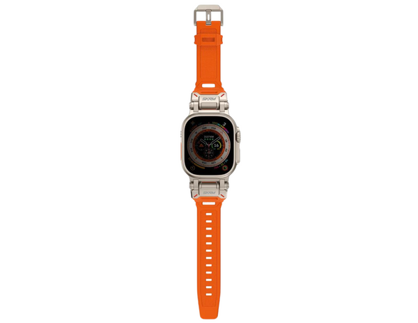 SkinArma Apple Watch Ultra Bands - Orange Red and Black - THABTHABA STORE