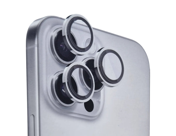 Wizard Apex Sapphire Stainless Steel Camera Glass for iPhone 16 Pro Max – Full Protection, HD Imaging, 1:1 Fit, Black, Gold, Silver, Grey