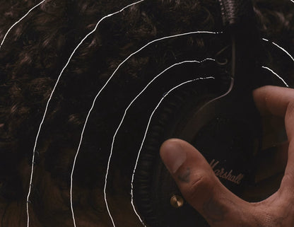 سماعات رأس لاسلكية Marshall Monitor II ANC سوداء اللون فوق الأذن