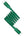 Green coiled cable with 'Momax' branding on a white background