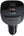 Black car charger with multiple ports on a white background