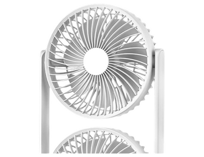 Portable Double Head Desktop Fan F-052