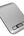 Goaltage TrueBalance Digital Kitchen Scale GT-SCL01-KC with a metallic finish on a white background