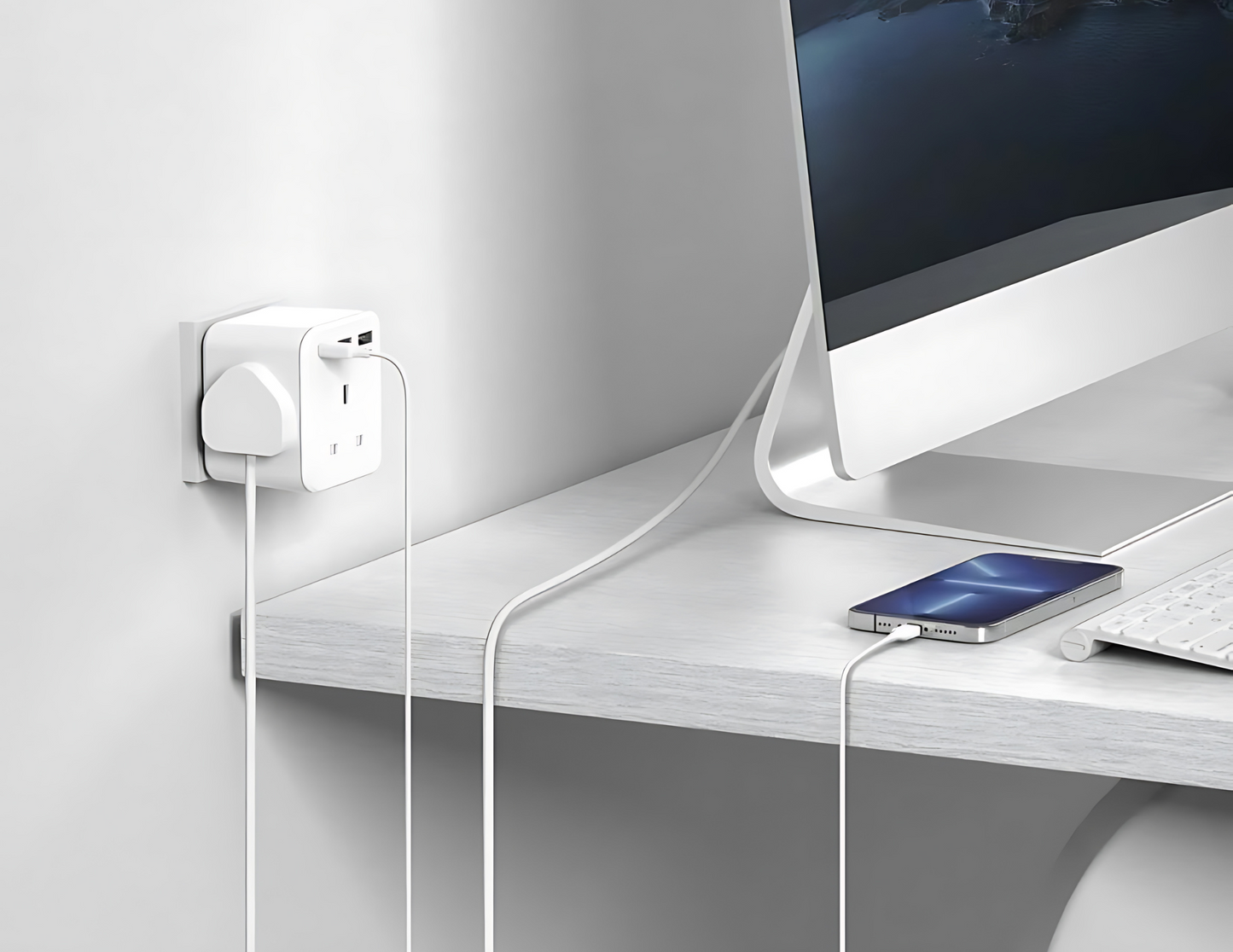 Momax OnePlug 3 Oulet Cube Extension Socket with USB