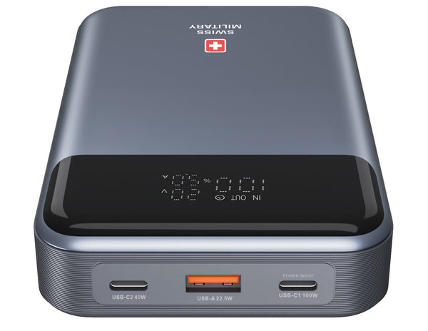 Swiss Military Power HOUSE 20,000mAh 140W Portable Fast Laptop Charger SM-PB-20K-140W-2C1A-LAPTOP