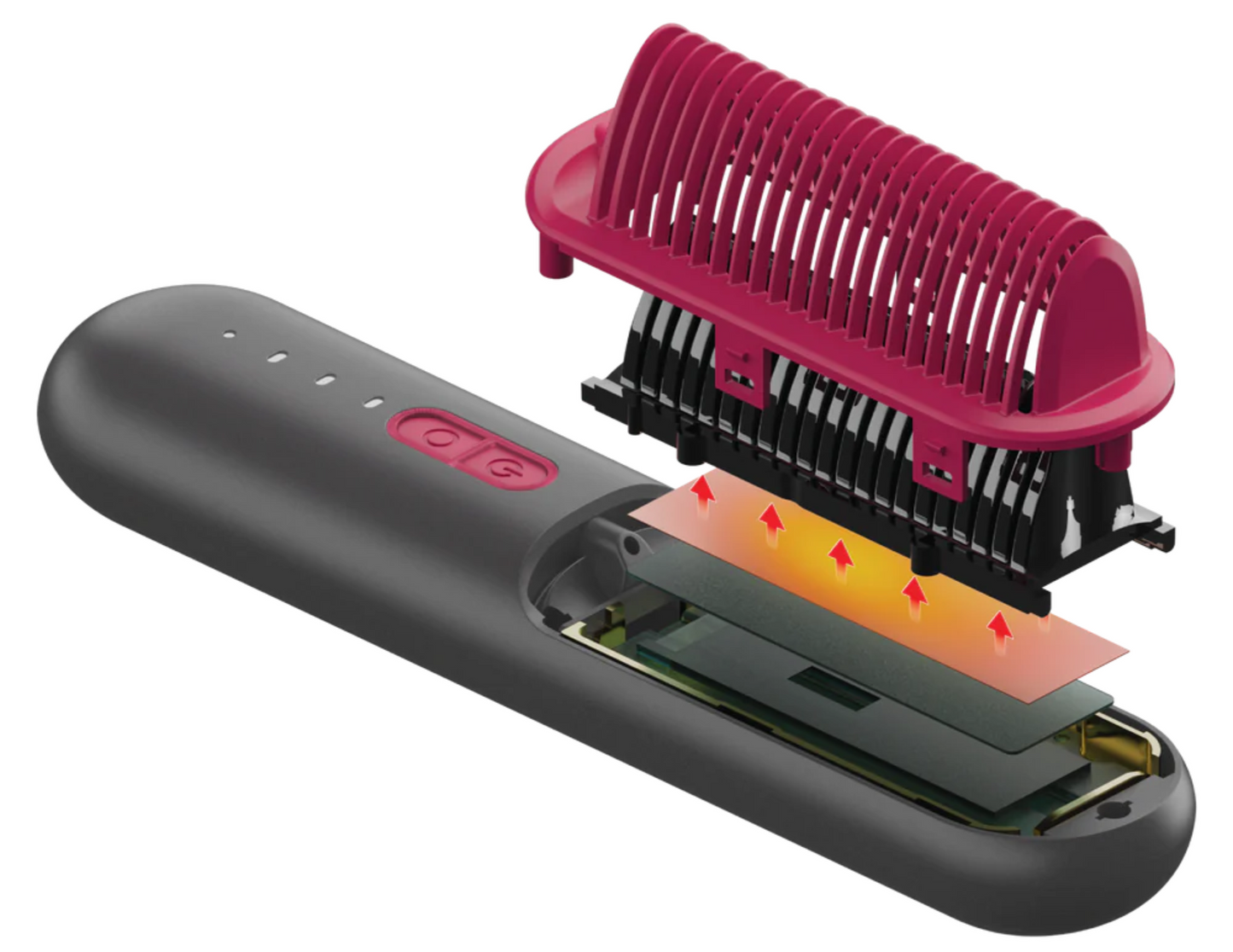 Momax Ultra Sleek Cordless Hair Straightener Brush