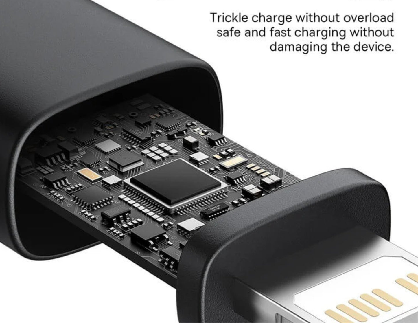 Baseus Dura Charging Cable USB-C to iP 20W Gold Black 2M P10377800U01-02