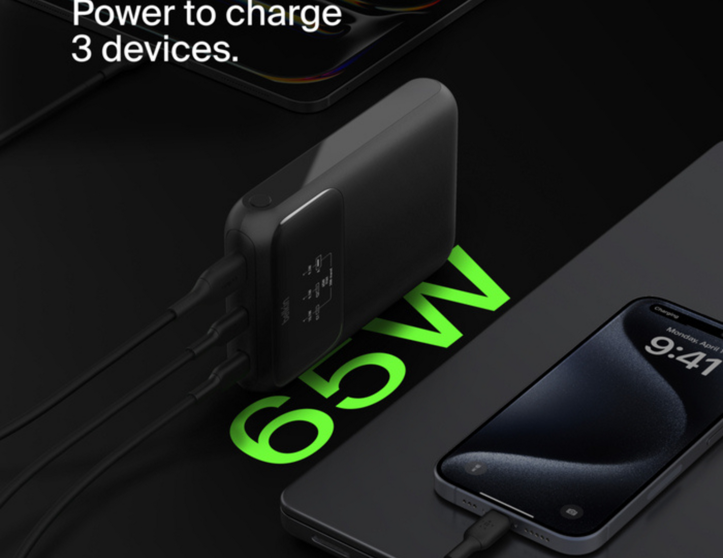 باور بانك Belkin BoostCharge Pro 3-Port Laptop Power Bank 20K +