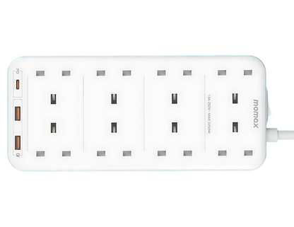 Momax Oneplug 8-Outlet Power Strip With USB