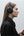 Person wearing Sony WH-1000XM6 Wireless Noise Canceling Headphones – Black and holding a phone against a light gray background