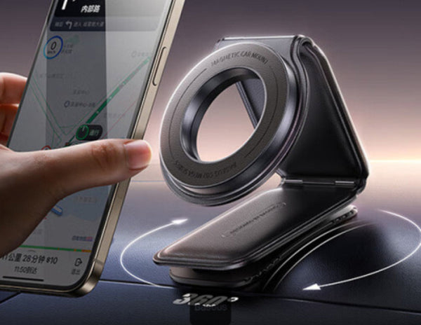 Baseus PrimeTrip Series C02 Mega Magnetic Car Mount Stick-On Version (Frosted Grey / Cluster Black)