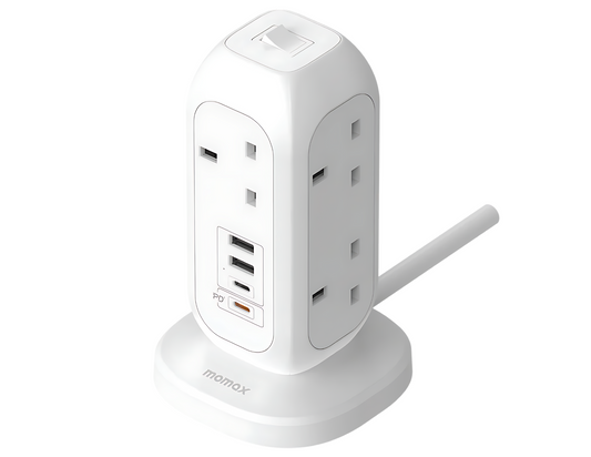 Momax OnePlug 7-Outlet Power Strip With USB