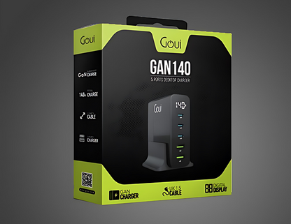 Goui Gan 140W Desktop Charger 5 Ports