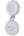 Round magnifying glass with Telesin branding on a white background