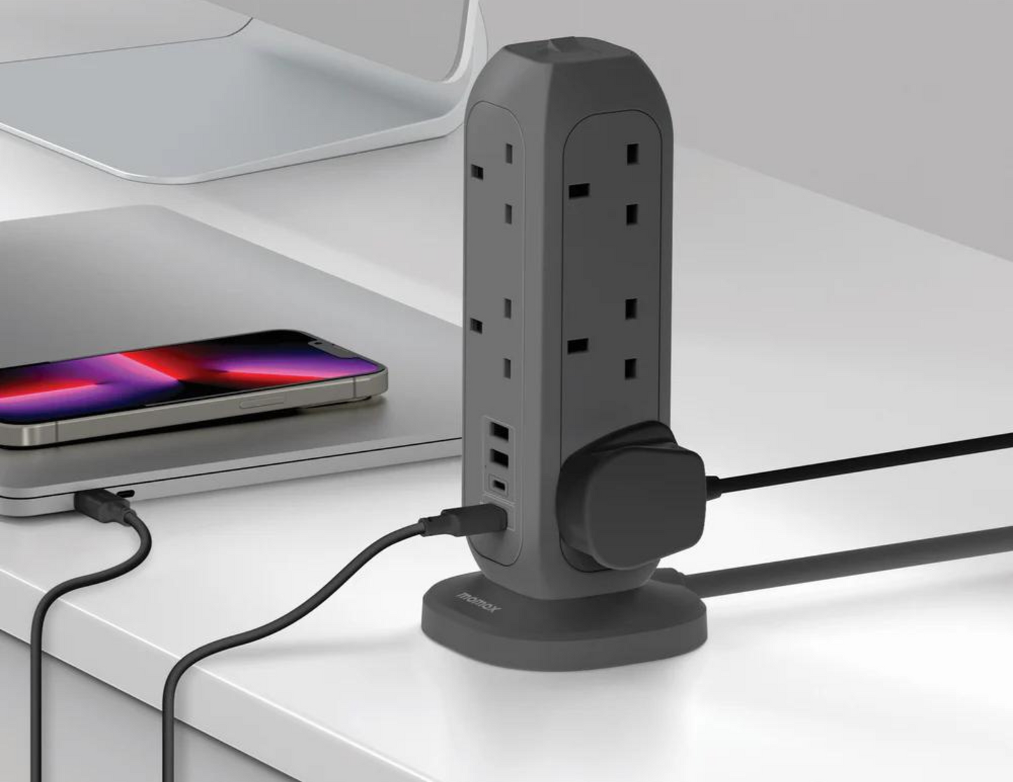 Momax OnePlug | 11-Outlet Power Strip With USB