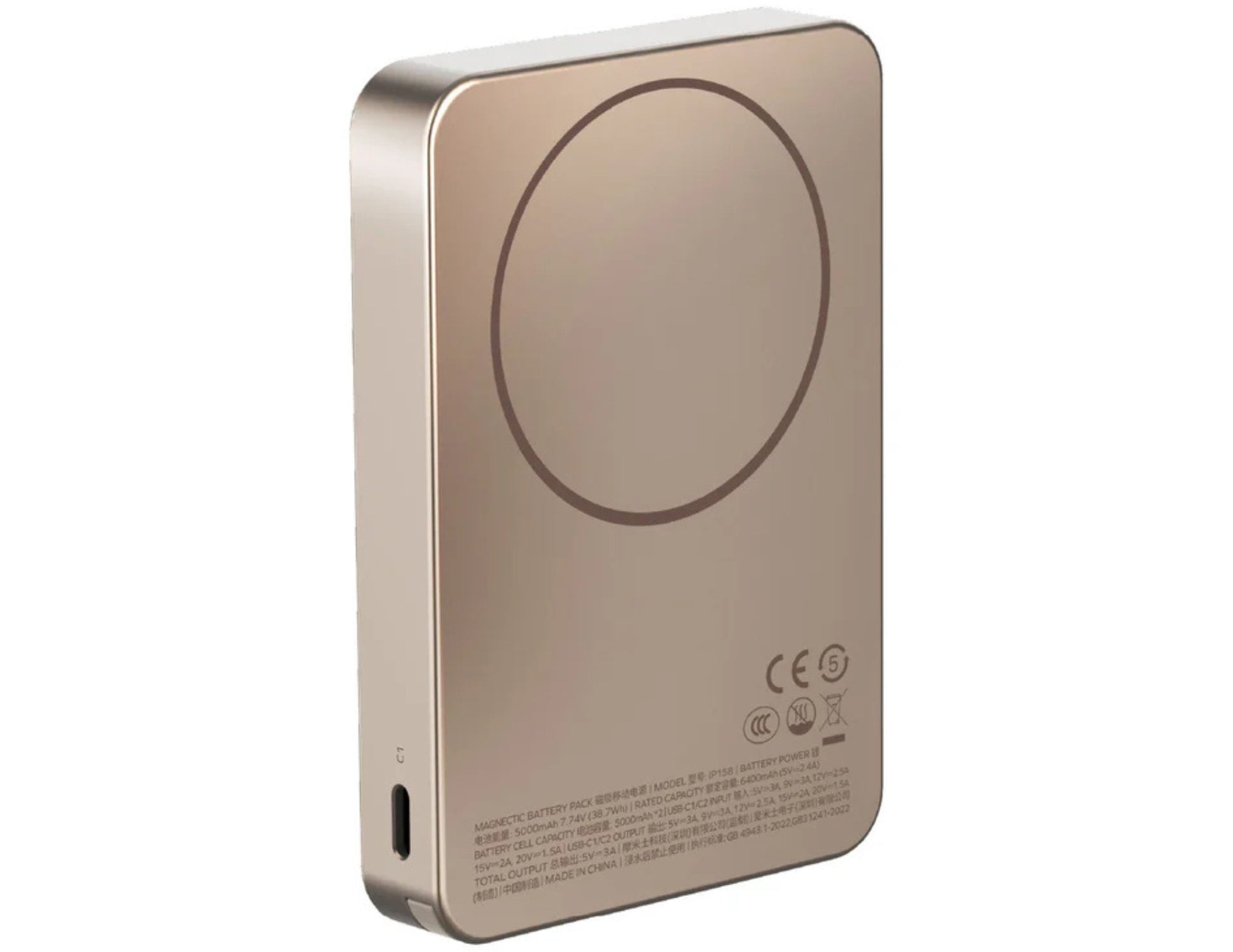Momax F.Pass+ Magnetic Power Bank 10000mAh with USB-C Cable, 30W Fast Charging, Ultra-Compact