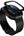Smartwatch with black mesh band on a white background