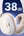 White and beige headphones with UGREEN branding on a blue background, featuring a sound wave graphic and '38 dB' text.
