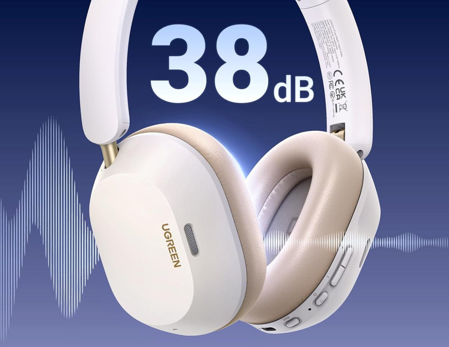 Ugreen HiTune Max5c Hybrid ANC Wireless Headphones – HP203
