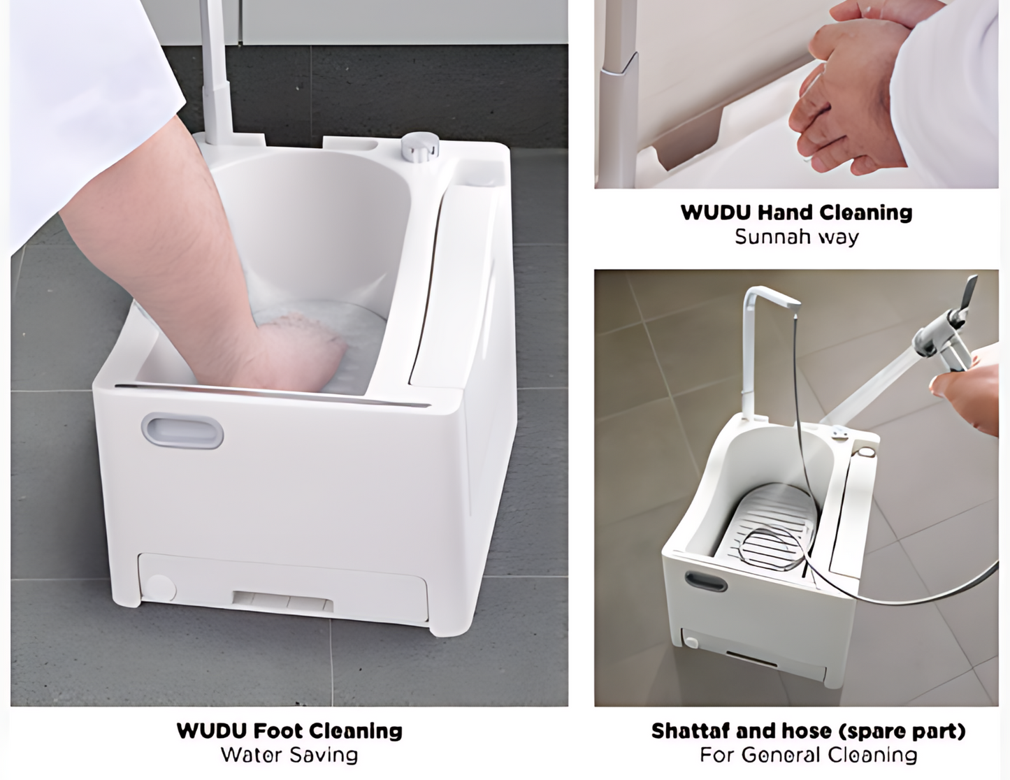 Electric Wudu Washer - 2.5L Capacity