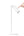 Momax SnapLux Portable LED Lamp QL12W with a hand touching its top on a white background